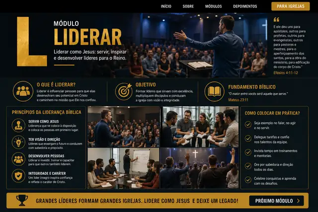 Arte do módulo Liderar