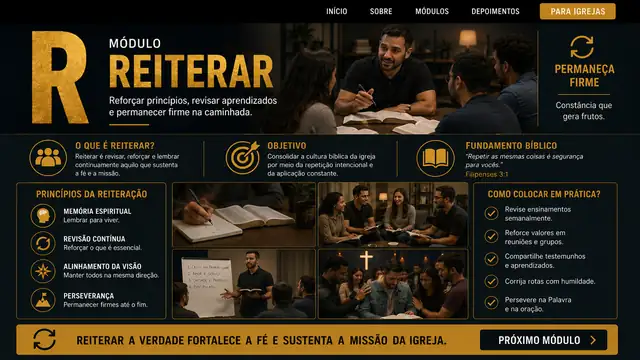 Arte do módulo Reter